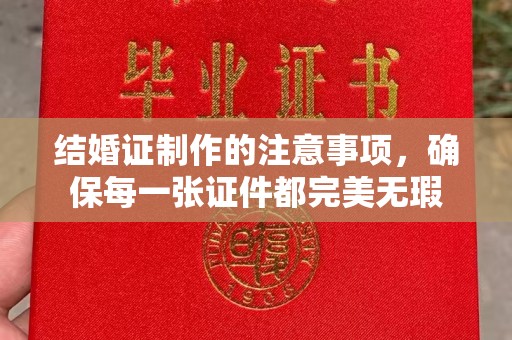 巴青结婚证制作的注意事项，确保每一张证件都完美无瑕