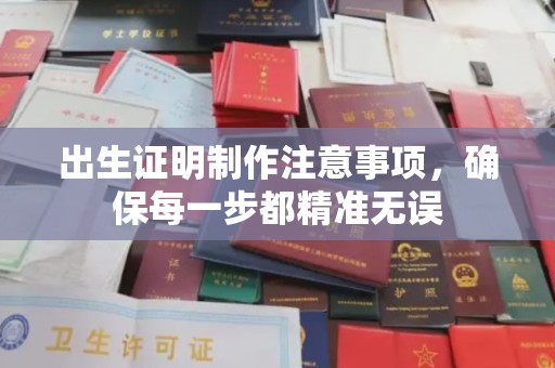 巴青出生证明制作注意事项，确保每一步都精准无误
