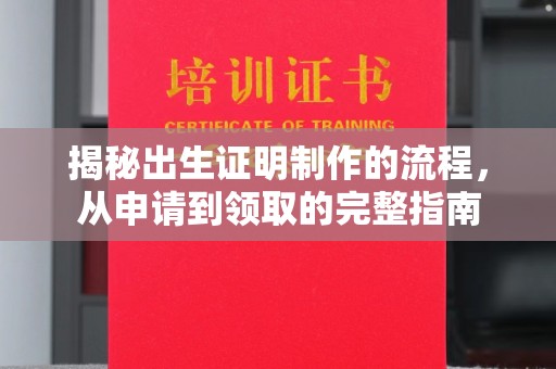巴青揭秘出生证明制作的流程，从申请到领取的完整指南