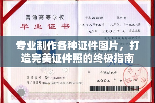 巴青专业制作各种证件图片，打造完美证件照的终极指南