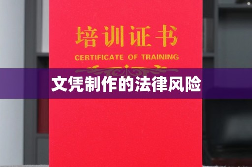 巴青文凭制作的法律风险