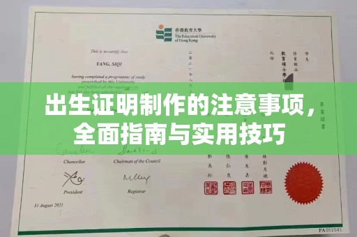 巴青出生证明制作的注意事项，全面指南与实用技巧