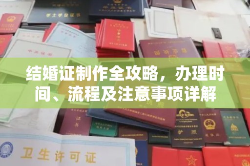 巴青结婚证制作全攻略，办理时间、流程及注意事项详解